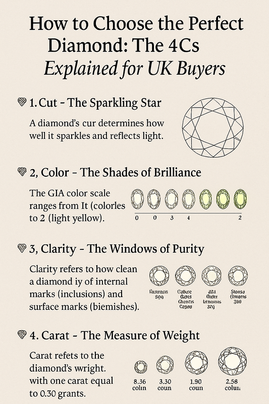 💎 How to Choose the Perfect Diamond: The 4Cs Explained for UK Buyers