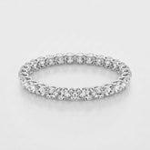 0.50-3.00ct Lab Grown Round Cut Diamond Full Eternity Ring Anniversary Gift