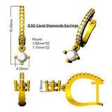 Althorp Diamond Earring 1.25 ct Platinum, 9ct, 18ct White, Yellow & Rose Gold | Handcrafted Fine Jewellery