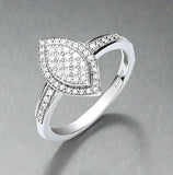 0.50 Carat Natural Round Diamond Statement Engagement Ring