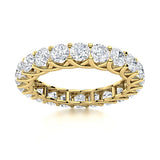 2.00 Carat Lab Grown Claw Set Eternity Ring in 18K Gold or Platinum