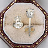 Ohrstecker mit im Labor gezüchtetem, birnenförmigem Diamanten