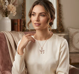 Rose Gold Diamond Religious Pendant Without Chain