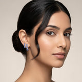 Tennisarmband mit rundem, im Brillantschliff geschliffenem, im Labor gezüchtetem Diamanten in Krappenfassung aus Gold und Platin