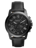 Fossil Grant Men’s Chronograph Watch – Black PVD Stainless-Steel Case & Bracelet