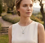 Erinus Baguette Brilliant Pendant 0.33ct to 0.75ct Gold (Without Chain )