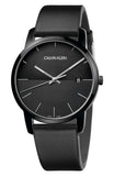 Calvin Klein City K2G2G4C1 Men’s Watch – Black Dial, Black Leather Strap