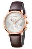 Calvin Klein Posh K8Q376G6 Men’s Silver Dial Chronograph Watch