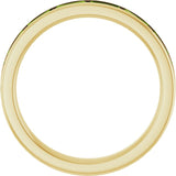 Straight Baguette Peridot Stackable Ring in Gold