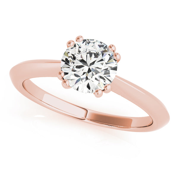 Round Cut Diamond Solitarie Engagement Ring