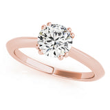 Round Cut Diamond Solitarie Engagement Ring