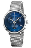 Calvin Klein High Noon Men’s Blue Dial 43 mm Stainless Steel Mesh Watch
