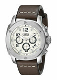 Fossil FS4929 Men’s White Dial Chronograph Watch – 45 mm Stainless Steel Case