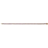 Emerald Natural Amethyst Bezel-Set Line Bracelet In Gold & Platinum
