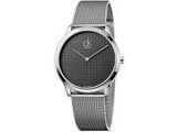 Calvin Klein Men’s Minimal Watch – Stainless Steel Mesh Bracelet
