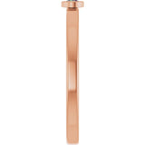 Round Alexandrite Solitaire Ring in Rose Gold