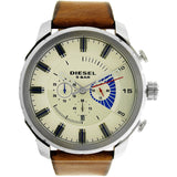 Diesel Men's Stronghold 7 Brown Leather Quartz Fashion Watch