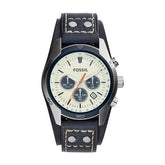 Fossil CH3051 Men’s Watch – Blue Leather Strap, Classic Design