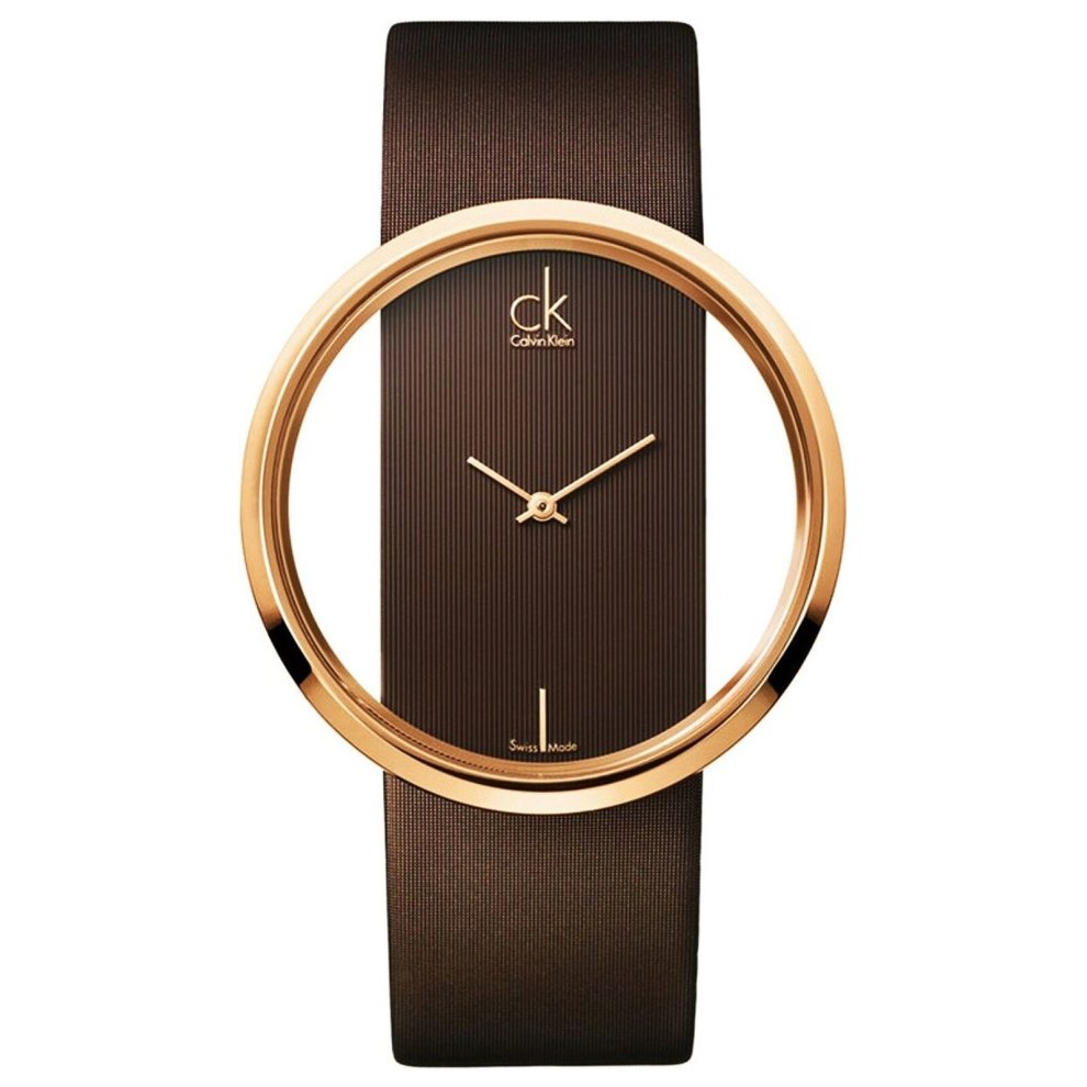 CK Calvin Klein K9423303 Glam Brown Swiss Made Women's Watch One Size