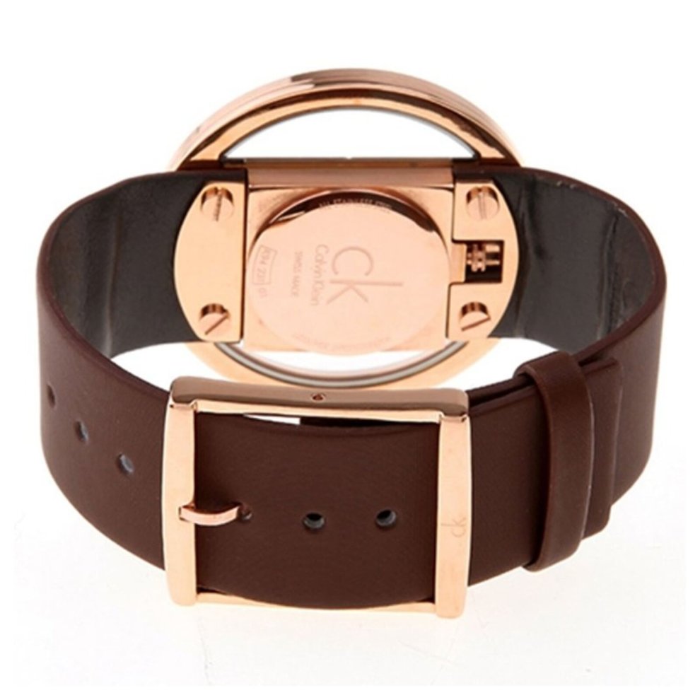 CK Calvin Klein K9423303 Glam Brown Swiss Made Women's Watch One Size
