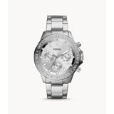 Fossil Bannon BQ2490 Men’s Multifunction Watch – Silver Dial, Stainless-Steel Bracelet