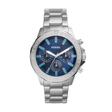 Montre multifonction Fossil Bannon pour homme – Cadran bleu soleillé