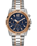 GUESS Herrenuhr GW0056G5 – Zweifarbig Silber & Roségold