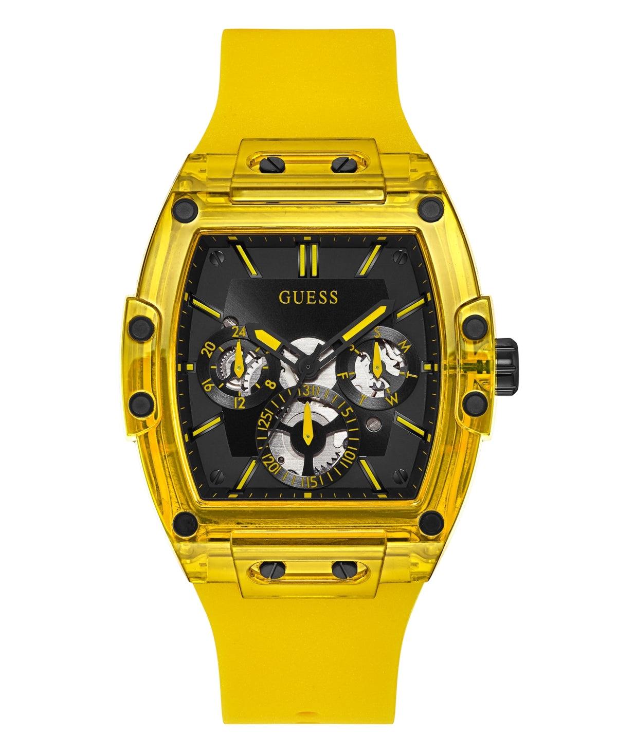 Guess Men s Classic Black Dial Watch - GW0203G6