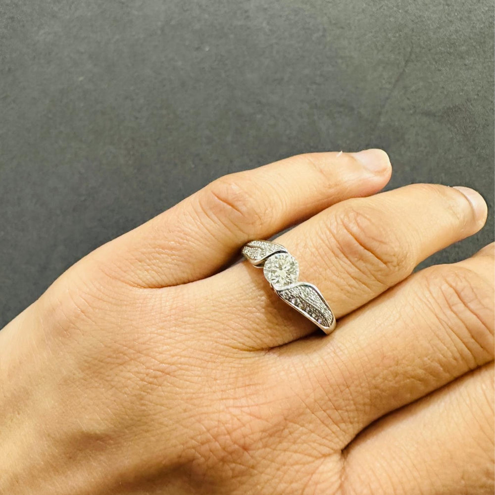 natural diamond engagement ring