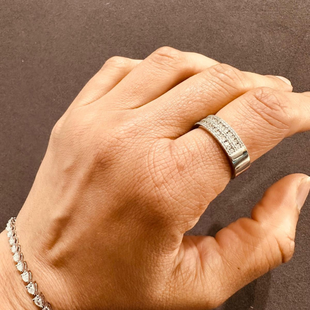 luxury eternity wedding band