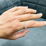 natural diamond ring 9k yellow gold ring