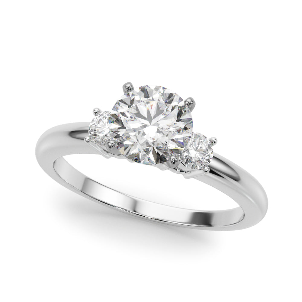 Lab-Grown 0.50-2.00ct Diamond Three Stone Engagement Ring