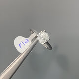 1.21ct round natural diamond ring