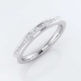 Lab-Grown Diamond Princess Half Eternity Ring | 0.33ct