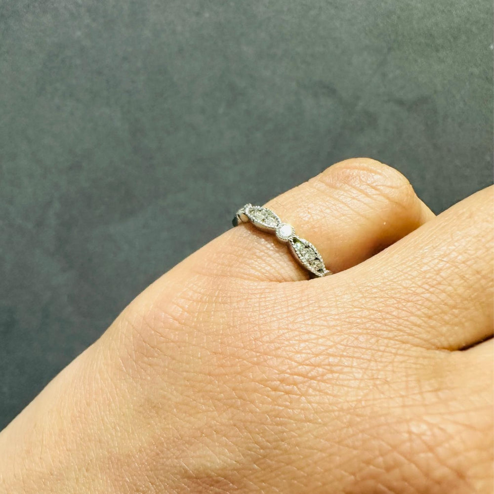 stacking diamond ring