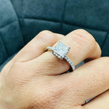 platinum engagement ring