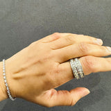 natural diamond band