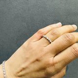 lab grown marquise diamond band