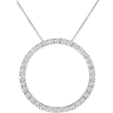 1,00 Karat Labor-Diamant-Kreisanhänger-Set (ohne Kette)