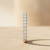 0.50ct Lab Diamond Scallop Pavé Ring in Platinum