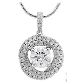 0.50ct Round Diamond Necklace in Gold