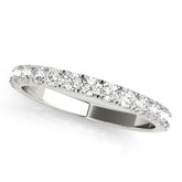 Lab Grown Diamond Round Cut Half Eternity Wedding Band in Platinum | Fine Jewellery