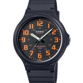 Herren-Analog-Armbanduhr mit Resinarmband