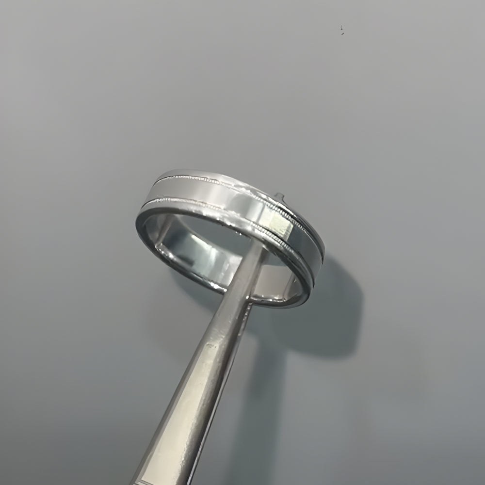 6mm platinum wedding band men