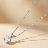 Chloe 0.50ct Lab Grown Diamond Solitaire Pendant Necklace in 9K White Gold