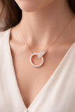 Interlocking Circle Diamond Pendant | Lab-Grown & Natural Diamond