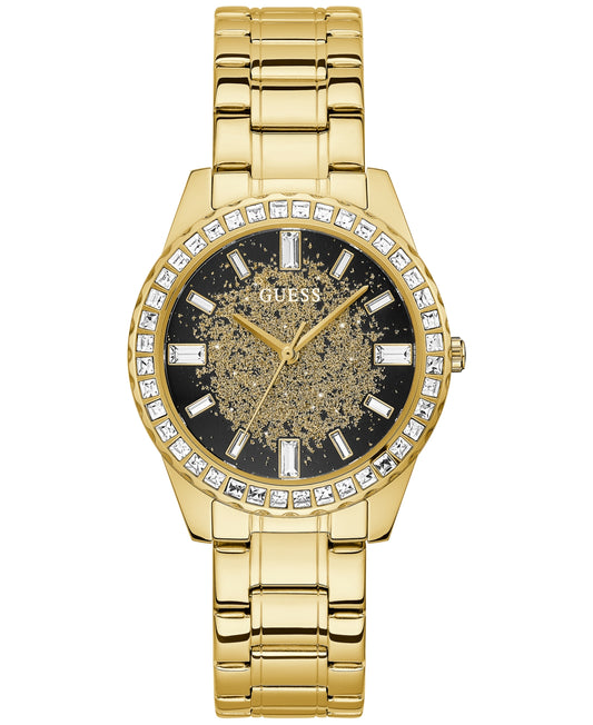 Guess Women's Gold-Tone Stainless Steel Bracelet Watch 38mm