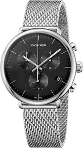 Calvin Klein High Noon Men’s Black Dial Stainless-Steel Watch