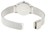 Calvin Klein Men's Minimal Watch – Grey Dial, Stainless Steel Case & Bracelet