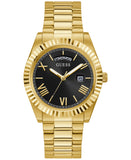 GUESS Men's Watch GW0265G3 – Classic Black Dial, Stainless Steel Case & Bracelet
